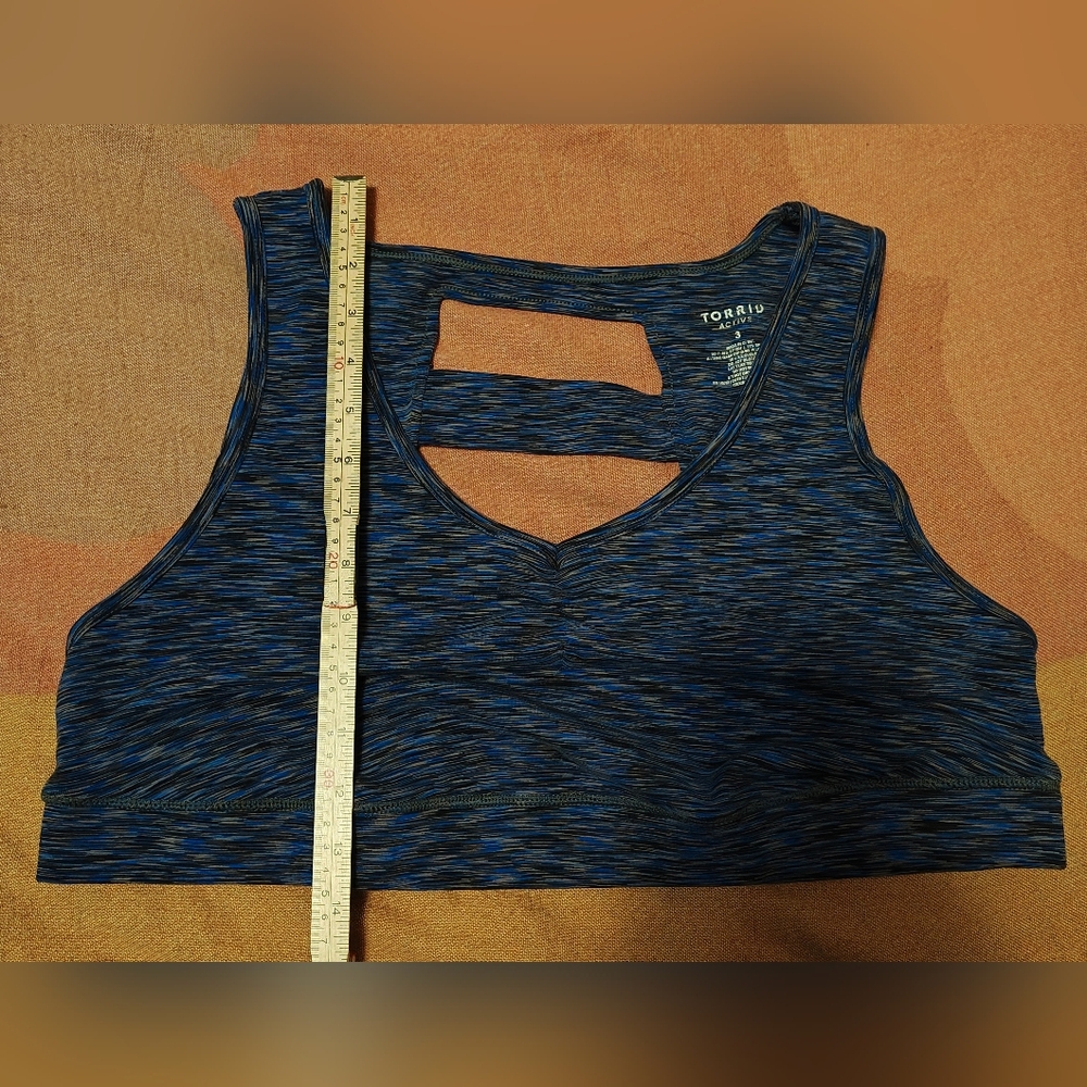 Torrid Active Wide Horizontal Strap Back Heather … - image 7